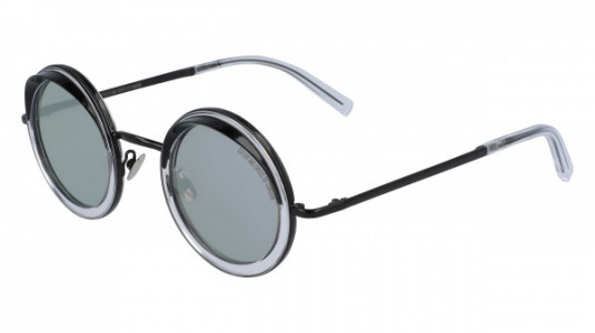 Cutler and Gross CG1277S Sunglasses, (002) BLACK/CRYSTAL