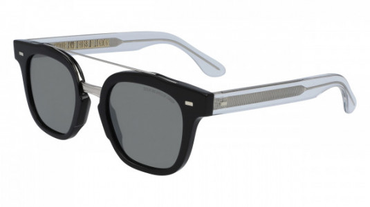 Cutler and Gross CG1297S Sunglasses, (001) SILVER/BLACK/CRYSTAL/METALLIC