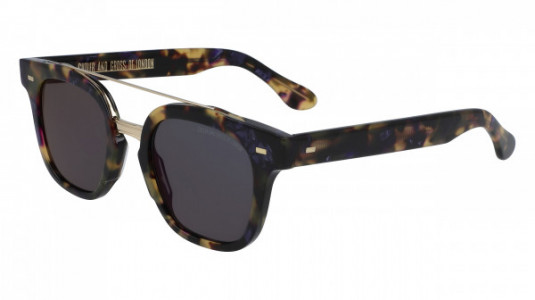 Cutler and Gross CG1297S Sunglasses, (006) GLD/YL/TORTSHEL/PRPLE/BRN/META