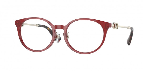 Valentino VA3068F Eyeglasses, 5121 RED TRANSPARENT (RED)