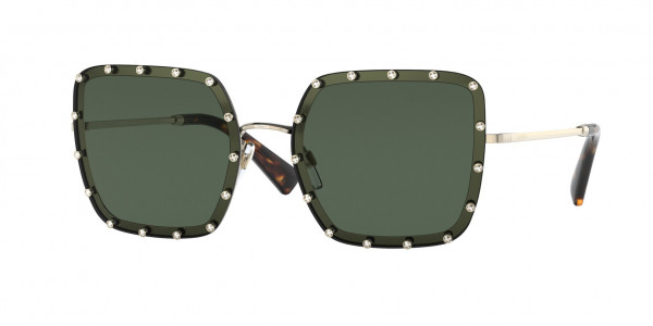 Valentino VA2052 Sunglasses, 300371 GREEN (GREEN)