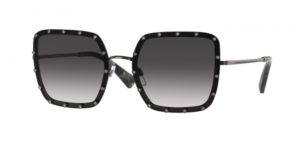 Valentino VA2052 Sunglasses, 30398G GRADIENT GREY (GREY)