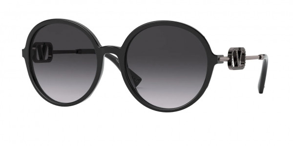 Valentino VA4075 Sunglasses, 50018G BLACK (BLACK)