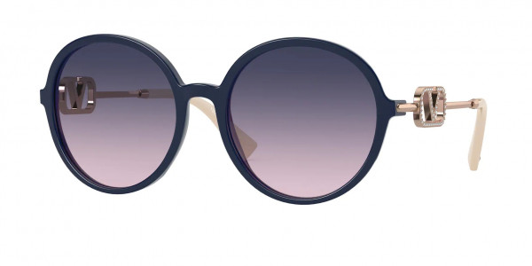 Valentino VA4075 Sunglasses, 5034I6 BLUE (BLUE)