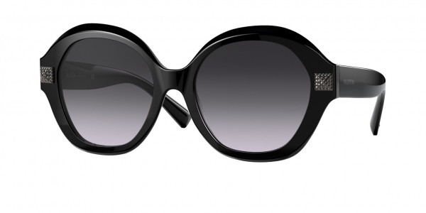 Valentino VA4086F Sunglasses, 50018G BLACK (BLACK)