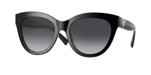 Valentino VA4089 Sunglasses, 50018G BLACK (BLACK)