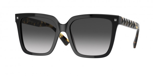Valentino VA4098 Sunglasses, 50018G BLACK (BLACK)