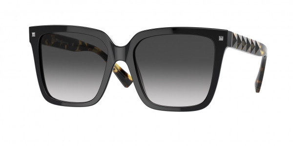 Valentino VA4098F Sunglasses, 50018G BLACK (BLACK)