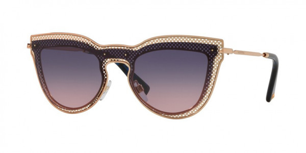 Valentino VA2018 Sunglasses, 3004I6 ROSE GOLD (PINK)