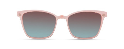 ECO by Modo OLIVE Eyeglasses, LIGHT PINK- SUN CLIP