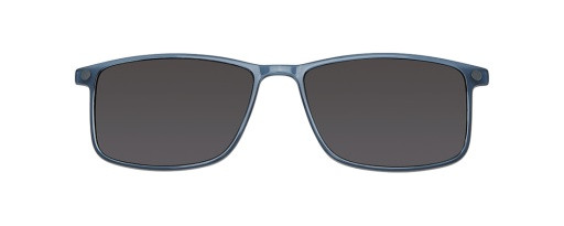 ECO by Modo INNSBRUCK Eyeglasses, STEEL BLUE/SILVER-SUN CLIP