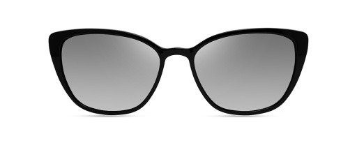 ECO by Modo MARIE Eyeglasses, BLACK / GOLD - SUN CLIP