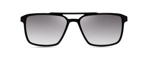 ECO by Modo REY Eyeglasses, BLACK - SUN CLIP
