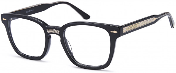 Di Caprio DC352 Eyeglasses, Black Gold