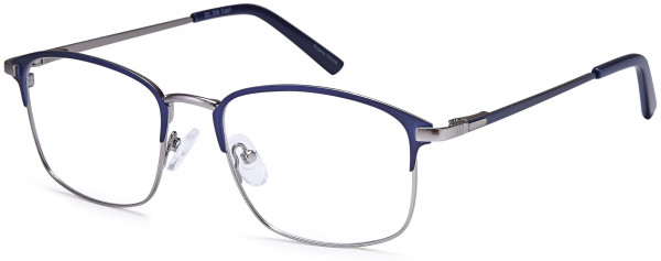 Di Caprio DC208 Eyeglasses, Blue Gunmetal