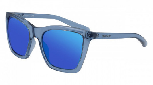 Dragon DR MAK ION Sunglasses, (452) PALE BLUE CRYSTAL/SKY BLUE ION