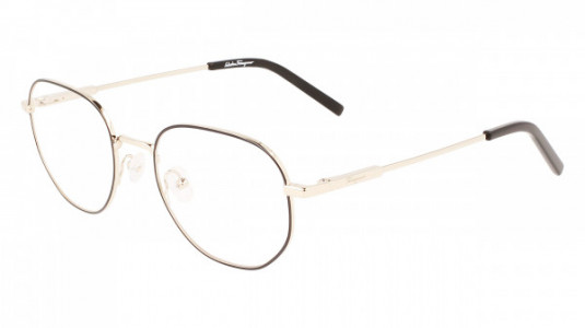 Ferragamo SF2215 Eyeglasses, (711) SHINY GOLD