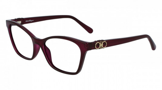 Ferragamo SF2902 Eyeglasses, (510) CRYSTAL PURPLE