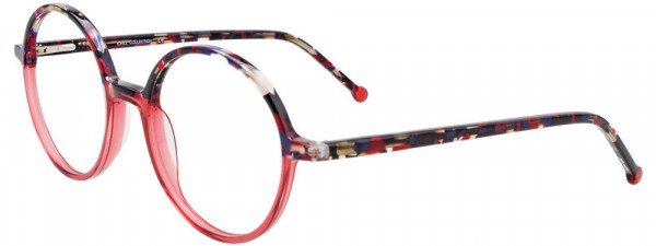 CHILL C7041 Eyeglasses, 030 - Rd Cry&Bl Rd Mar/Bl&Rd Mar