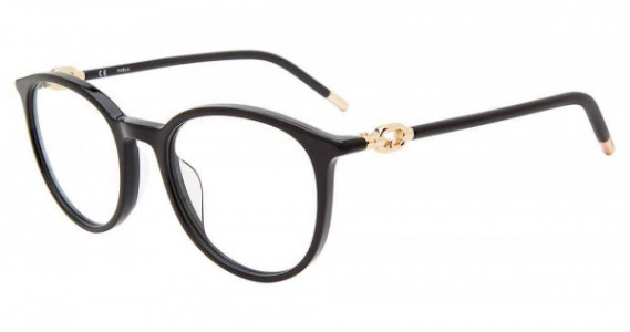 Furla VFU548 Eyeglasses, BLACK (0700)