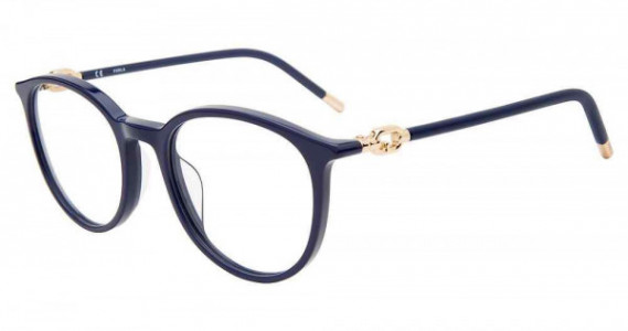 Furla VFU548 Eyeglasses, BLUE (09QL)