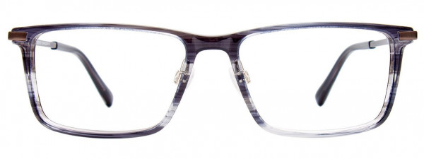 EasyClip EC590 Eyeglasses, 020 - Grey Striped