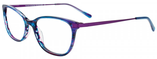 Takumi TK1183 Eyeglasses, 050 - Blue Purple Strip/Sat Purp
