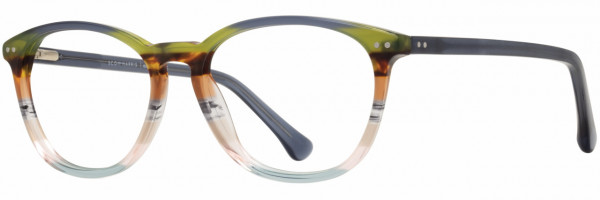 Scott Harris Scott Harris 636 Eyeglasses, 2 - Olive Multi