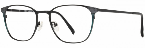 Scott Harris Scott Harris 638 Eyeglasses, 1 - Black / Silver / Teal
