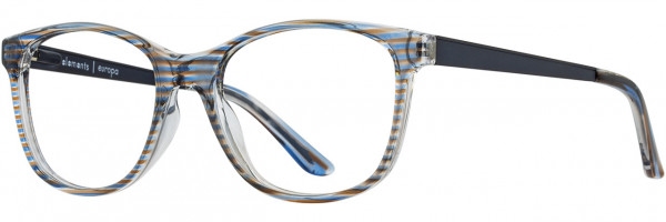 Elements Elements 416 Eyeglasses, 2 - Blue / Sand / Navy