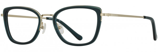 Cinzia Designs Cinzia Ophthalmic 5128 Eyeglasses, 3 - Teal / Gold