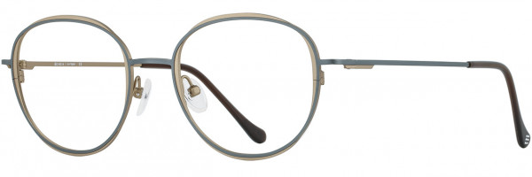 Cinzia Designs Cinzia Ophthalmic 5129 Eyeglasses, 3 - Graphite / Rose Gold