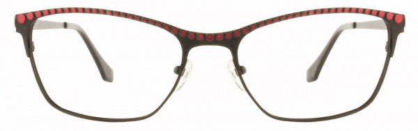 Cinzia Designs Cinzia Ophthalmic 5052 Eyeglasses, Black / Cherry
