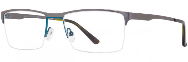 Adin Thomas Adin Thomas 438 Eyeglasses, 3 - Gunmetal / Teal