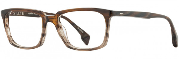STATE Optical Co Vernon Eyeglasses, 1 - Hazel Fade Chocolate