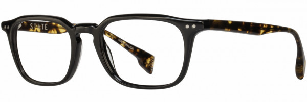 STATE Optical Co Fulton Eyeglasses, 4 - Jet Amber Tortoise