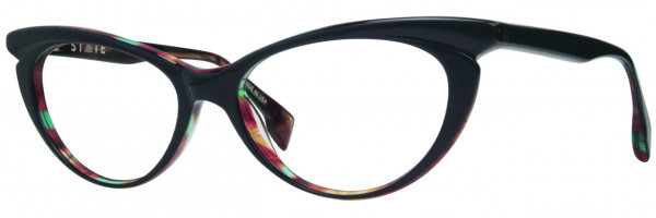 STATE Optical Co Monroe Eyeglasses, Navy Aqua Tort