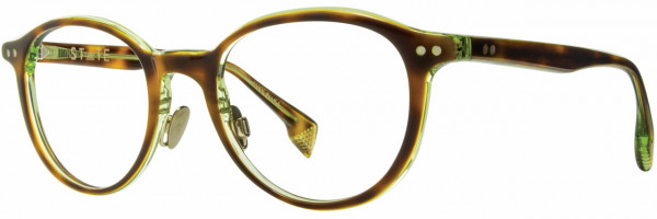 STATE Optical Co Sandburg Global Fit Eyeglasses, Tortoise Jade