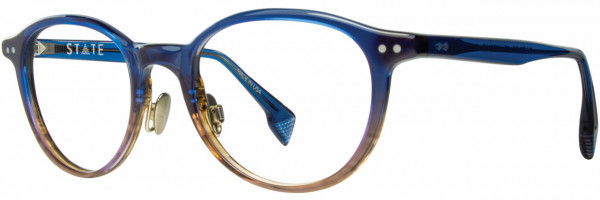 STATE Optical Co Sandburg Global Fit Eyeglasses, Lapis Sand
