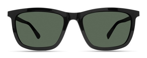 ECO by Modo BIRCH Eyeglasses, BLACK-SUN CLIP