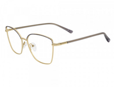 Café Boutique CB1082 Eyeglasses, C-1 Gold/Silver Sparkle