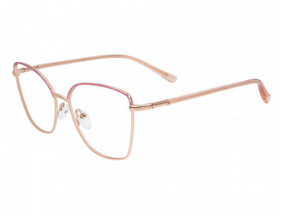 Café Boutique CB1082 Eyeglasses, C-2 Rose Gold/Pink Sparkle