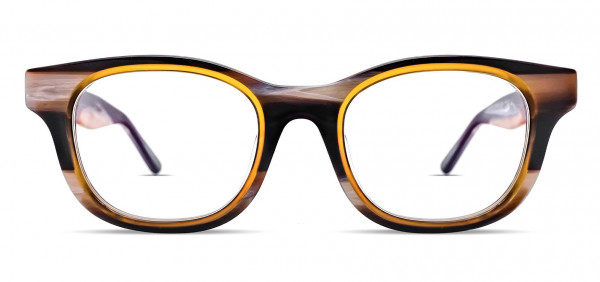 Thierry Lasry TYRANNY Eyeglasses, Brown Horn
