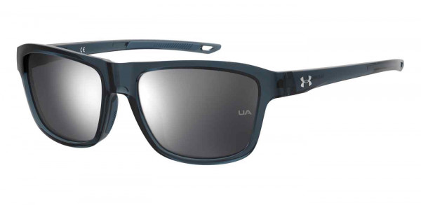UNDER ARMOUR UA RUMBLE/F Sunglasses, 0FJM BLUE CRYSTAL