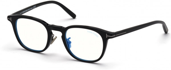 Tom Ford FT5725-D-B-N Eyeglasses, 001 - Shiny Black