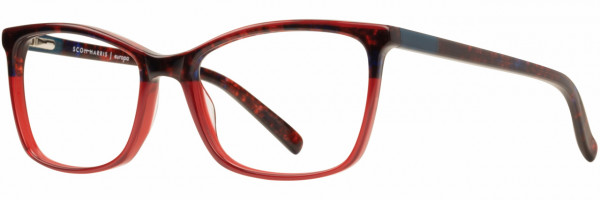 Scott Harris Scott Harris 608 Eyeglasses, 3 - Red Demi / Cherry