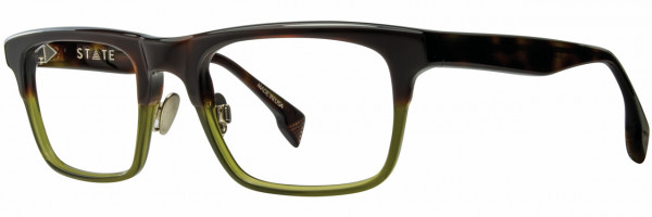 STATE Optical Co Burnham Global Fit Eyeglasses, Tortoise Sage
