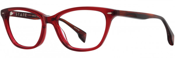 STATE Optical Co Drexel Eyeglasses, Crimson