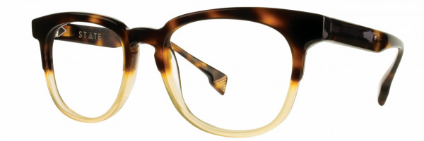 STATE Optical Co Sheridan Eyeglasses, Tortoise Blonde