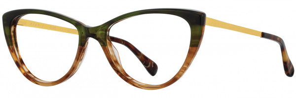 Alan J Alan J 502 Eyeglasses, 2 - Khaki Sienna / Gold